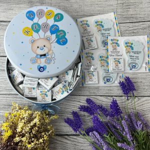Erkek Bebek Hediyelik Çikolata & Açacak Magnet Set