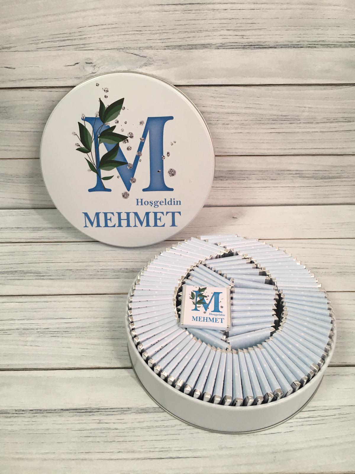 Erkek Bebek Hediyelik Çikolata & Açacak Magnet Set - Görsel 2