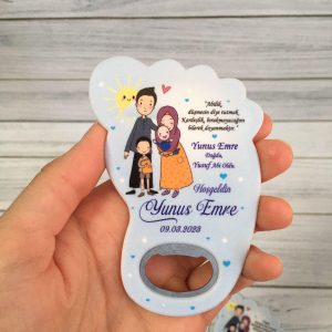 Abi Kardeş Konsept Hediyelik Açacak Magnet