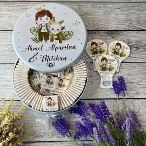 Abi Kardeş Konsept Hediyelik Açacak Magnet & Çikolata