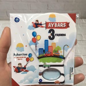 Doğum günü Erkek Bebek Hediyelik Açacak Magnet