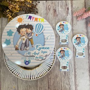 Abi Kardeş Konsept Hediyelik Açacak Magnet & Çikolata