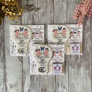 İkiz Bebek Konsept Hediyelik Açacak Magnet & Çikolata