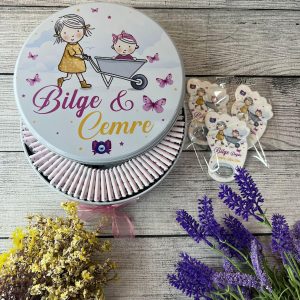 Abla Kardeş Konsept Hediyelik Açacak Magnet & Çikolata