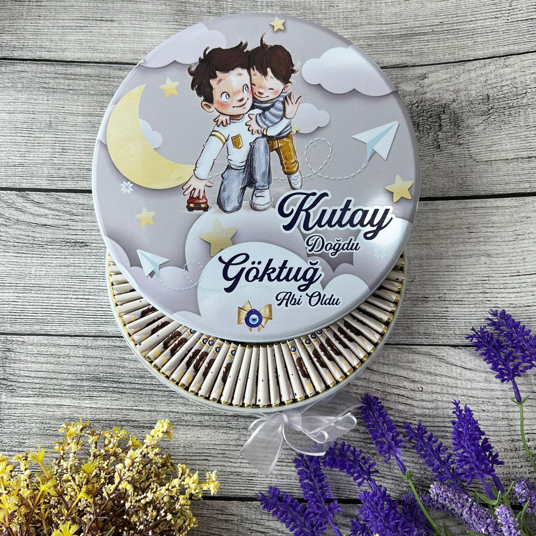 Abi Kardeş Konsept Hediyelik Açacak Magnet & Çikolata - Görsel 3