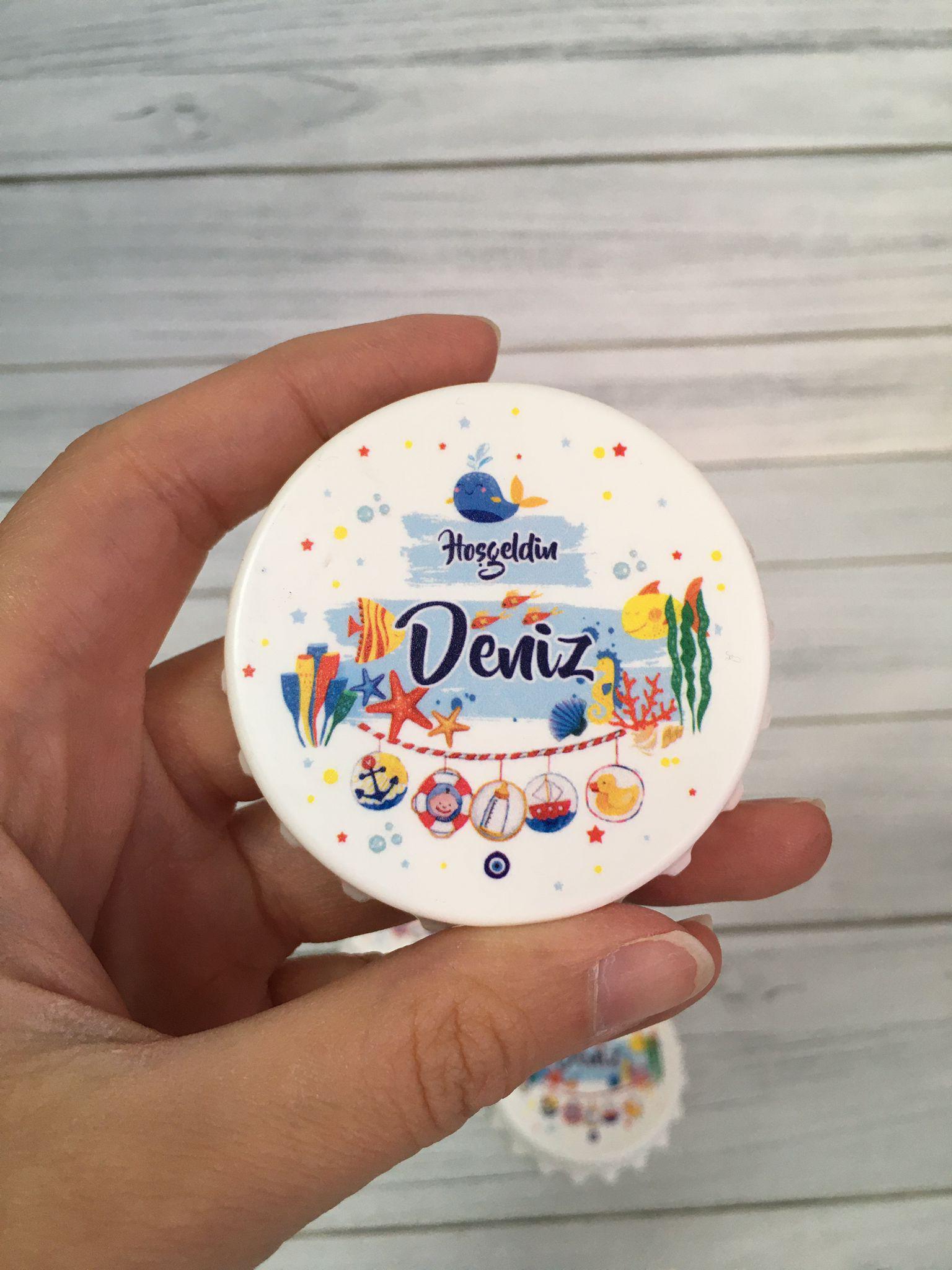 Yenidoğan Erkek Bebek Hediyelik Açacak Magnet