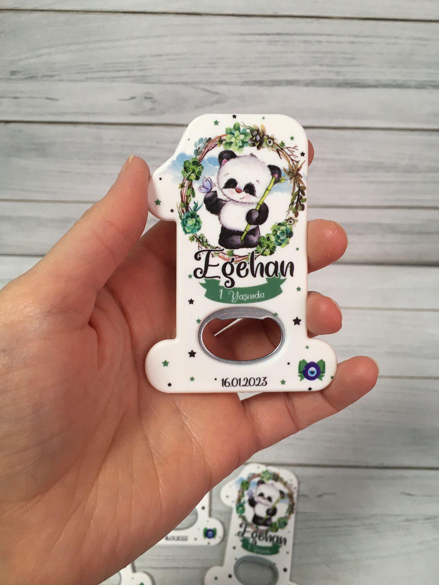 Doğum günü Erkek Bebek Hediyelik Açacak Magnet