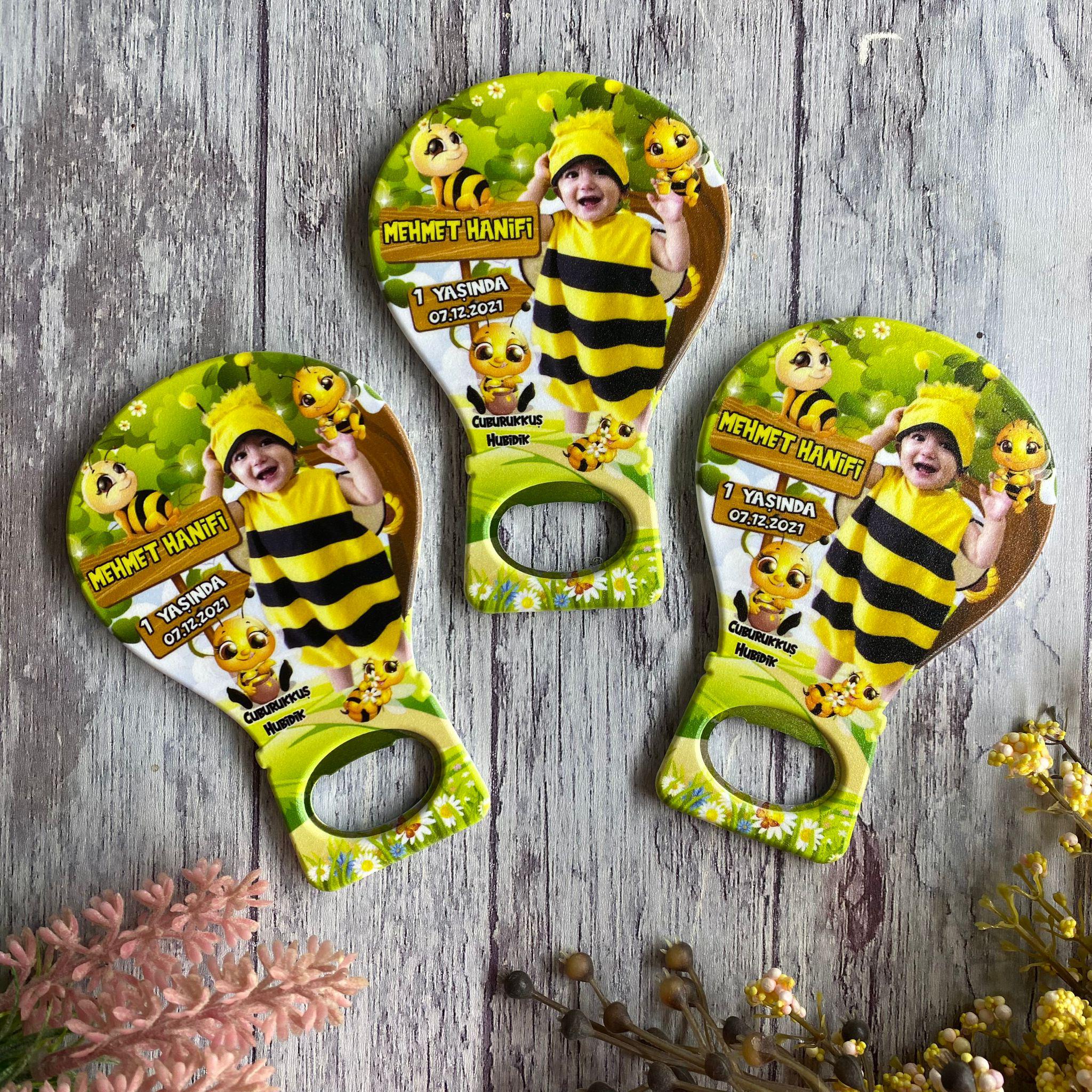 Doğum günü Erkek Bebek Hediyelik Açacak Magnet