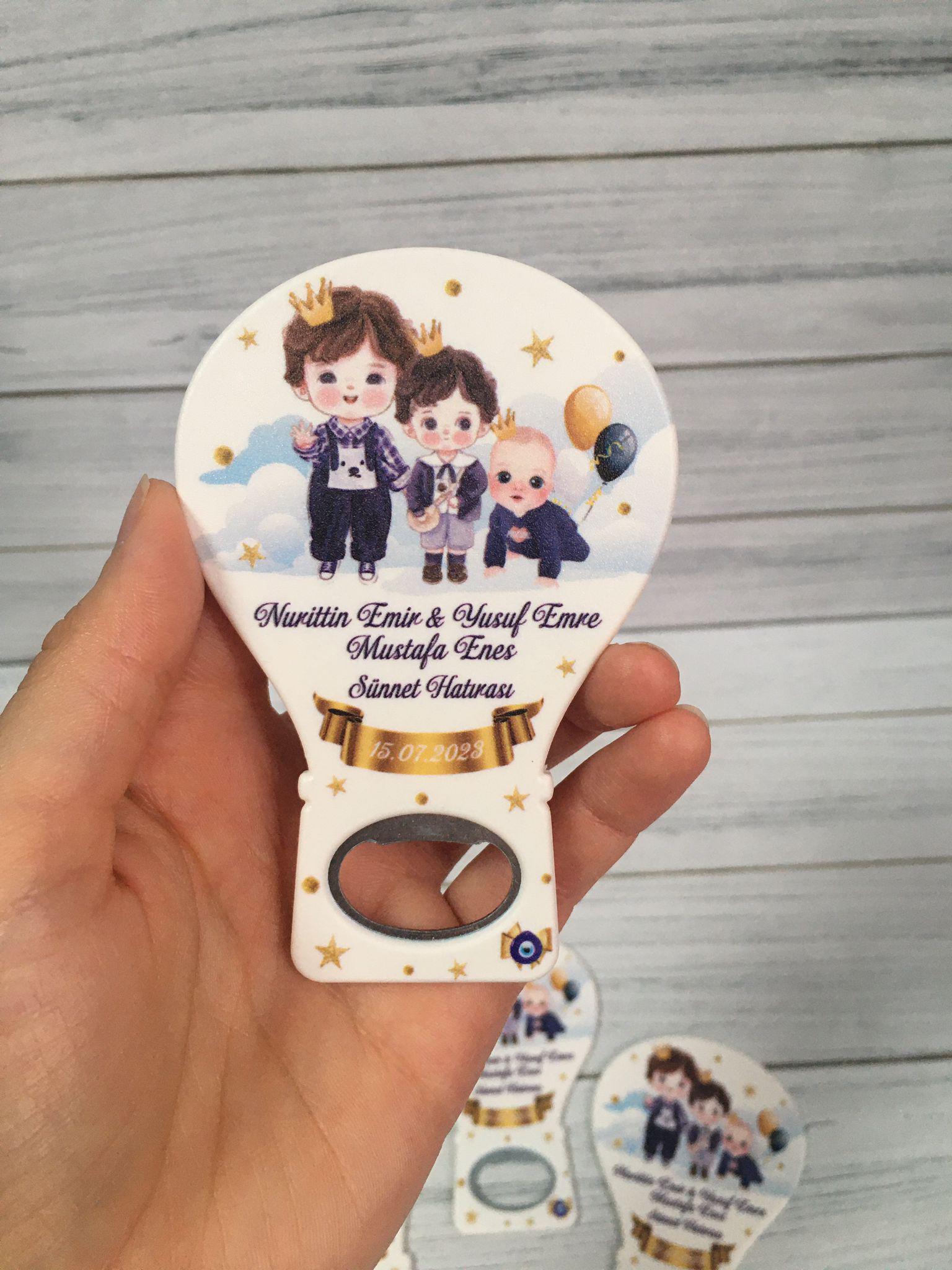 Sünnet Hatırası Hediyelik Açacak Magnet