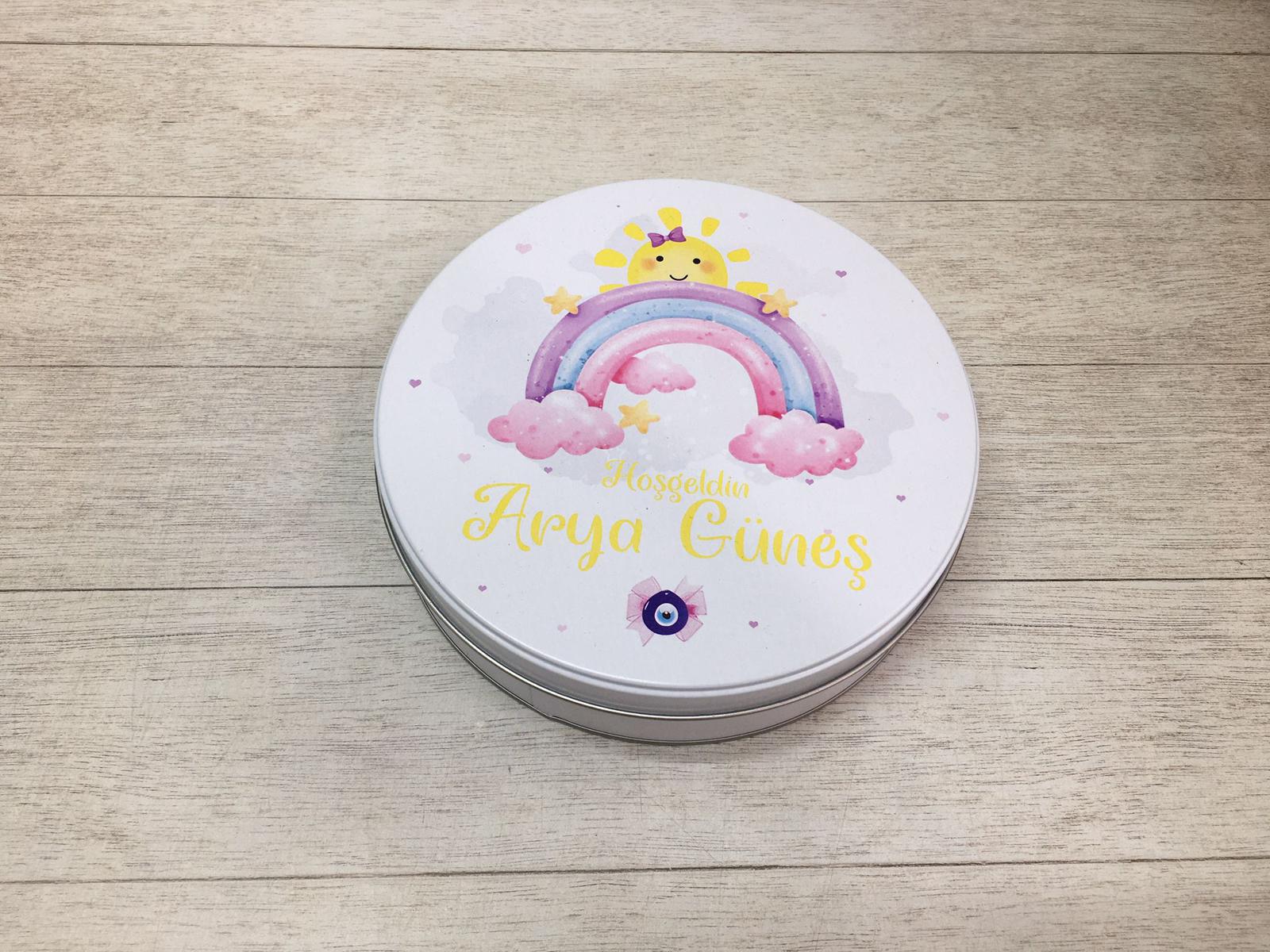 Kız Bebek Hediyelik Çikolata & Açacak Magnet Set - Görsel 6