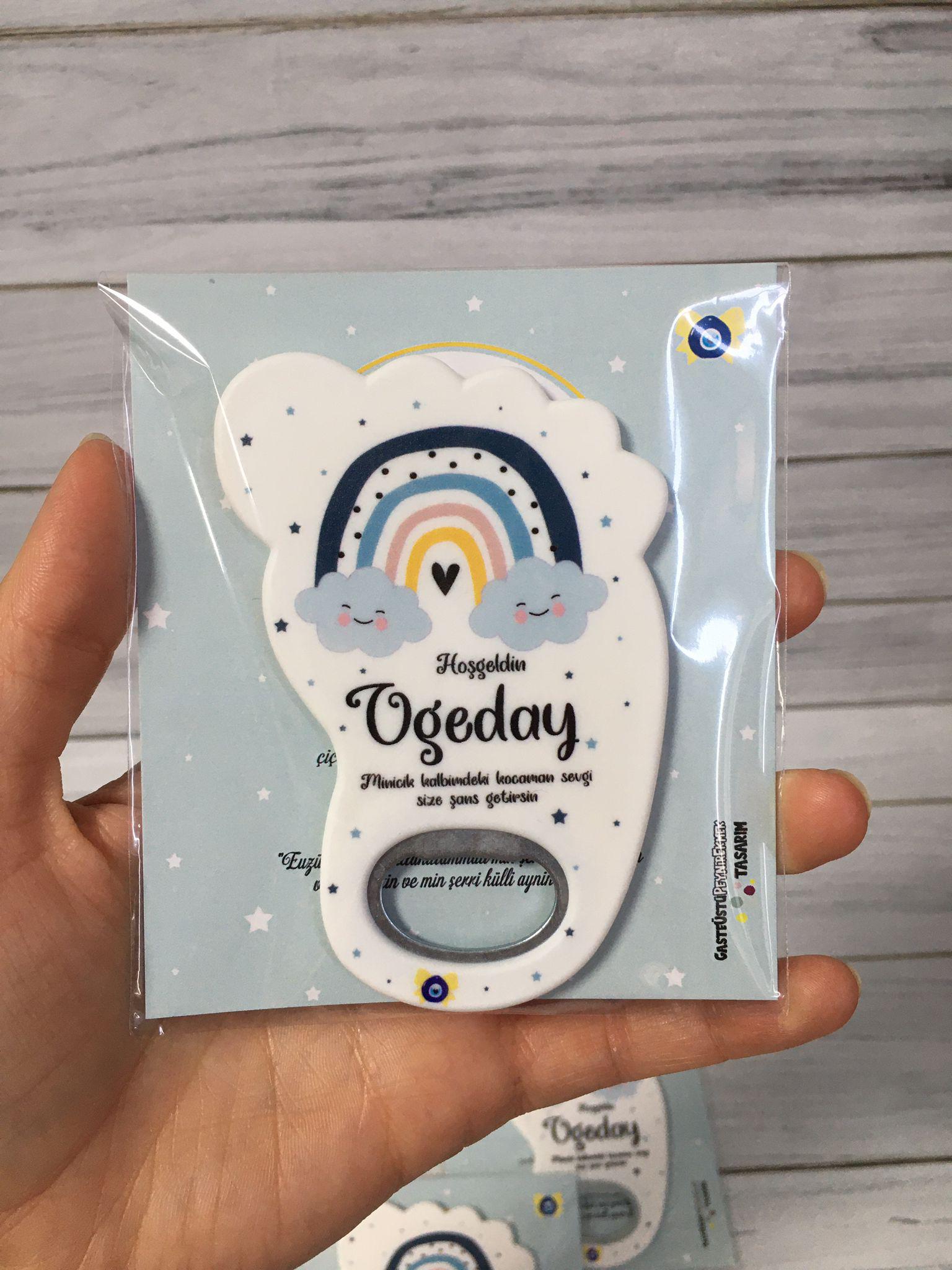 Yenidoğan Erkek Bebek Hediyelik Açacak Magnet